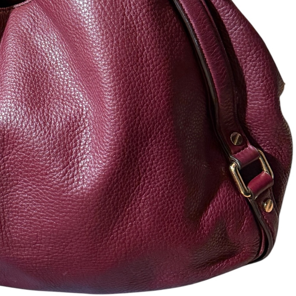 Michael Kors Bedford Large Shoulder Bag in Wine/Burgundy - Picture 5 of 16